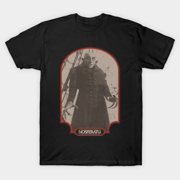 Nosferatu Vintage Vampire Horror (1922) T-Shirt by darklordpug